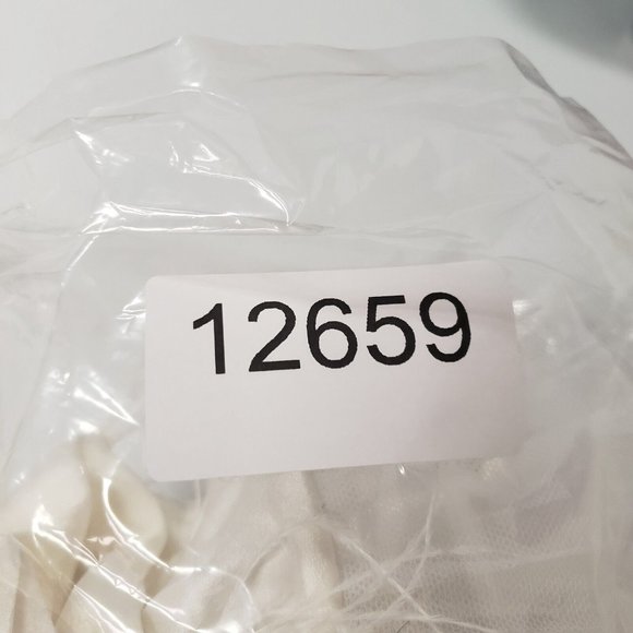 Hill House Womens White Silk Wrap Robe Size XS Beaded Feathers Tulle V-Neck Luxe - Picture 11 of 12